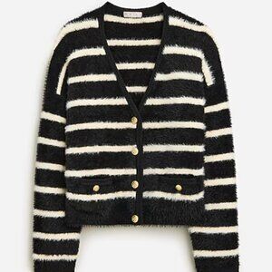 J. Crew Striped Lady Jacket Sweater